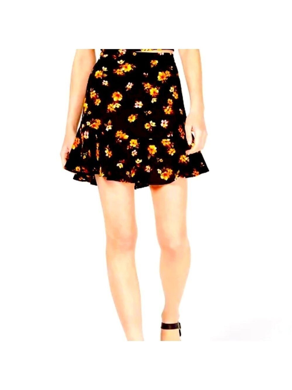 COPY - NWOT Gypsies and Moondust Ruffle Hem Mini Skirt - Size Large